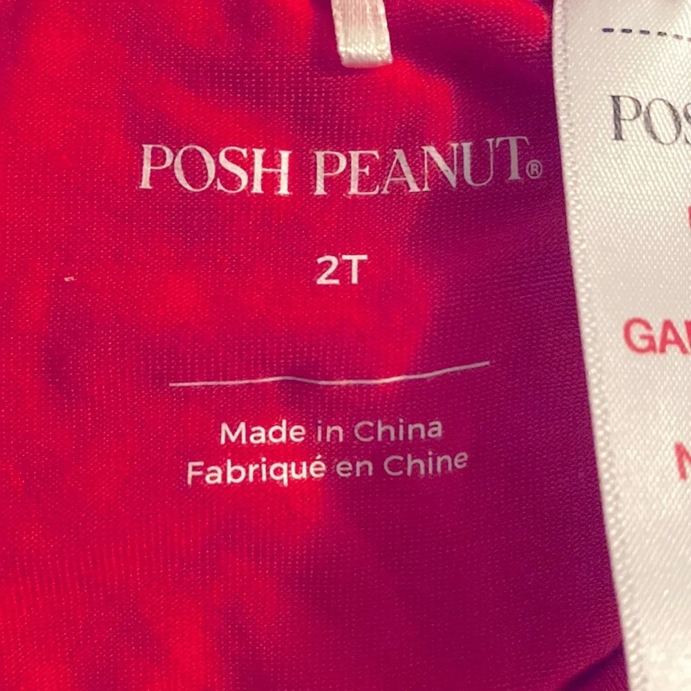 Posh Peanut Bow Onesie With Twirl Tulle Size 2T